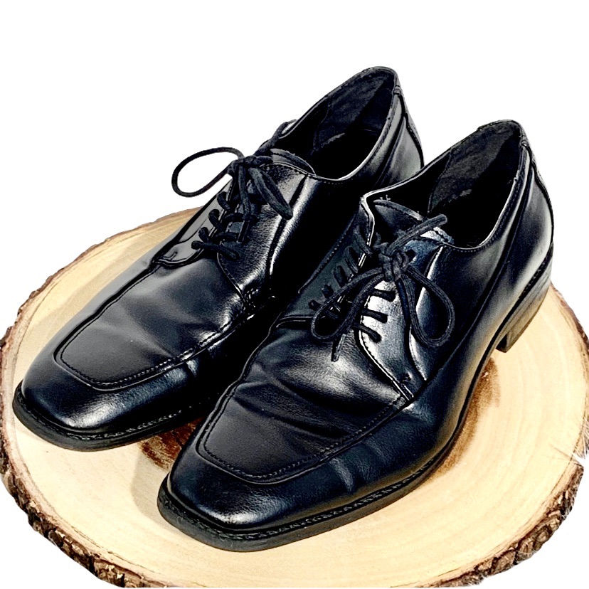 Apt. 9 Men’s Black Leather Dress Shoes Size 9m